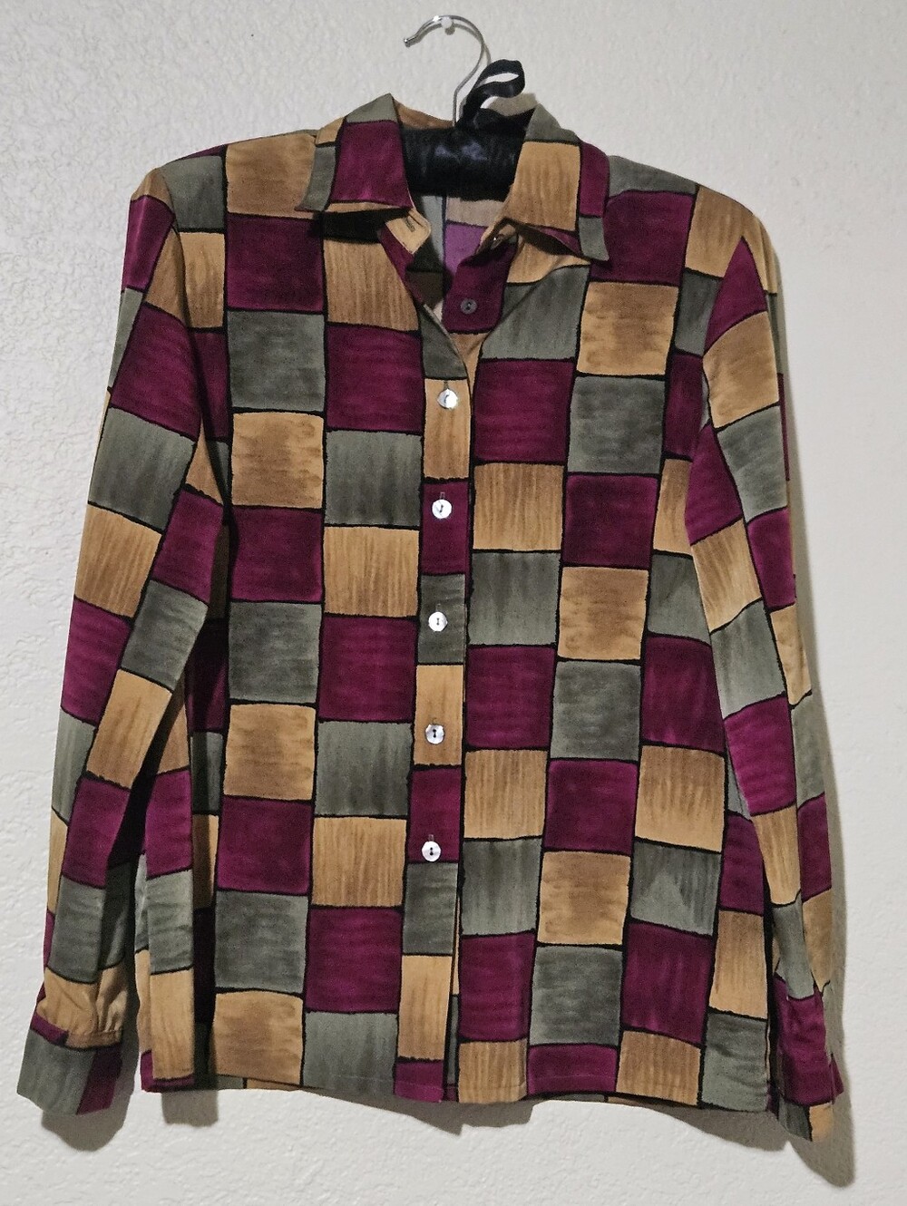 Notations Button Up Blouse